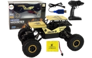 Nuotoliniu būdu valdomas RC automobilis 1:18 plastikinis, juodas/auksinis