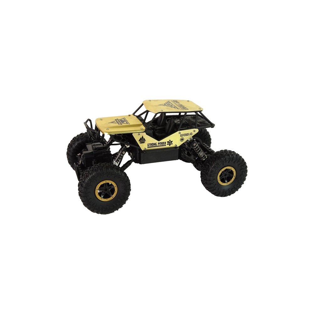 Nuotoliniu būdu valdomas RC automobilis 1:18 plastikinis, juodas/auksinis