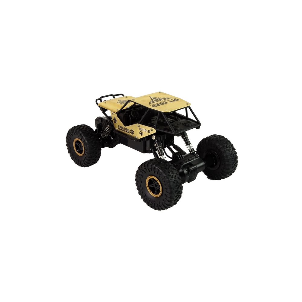 Nuotoliniu būdu valdomas RC automobilis 1:18 plastikinis, juodas/auksinis