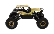 Nuotoliniu būdu valdomas RC automobilis 1:18 plastikinis, juodas/auksinis