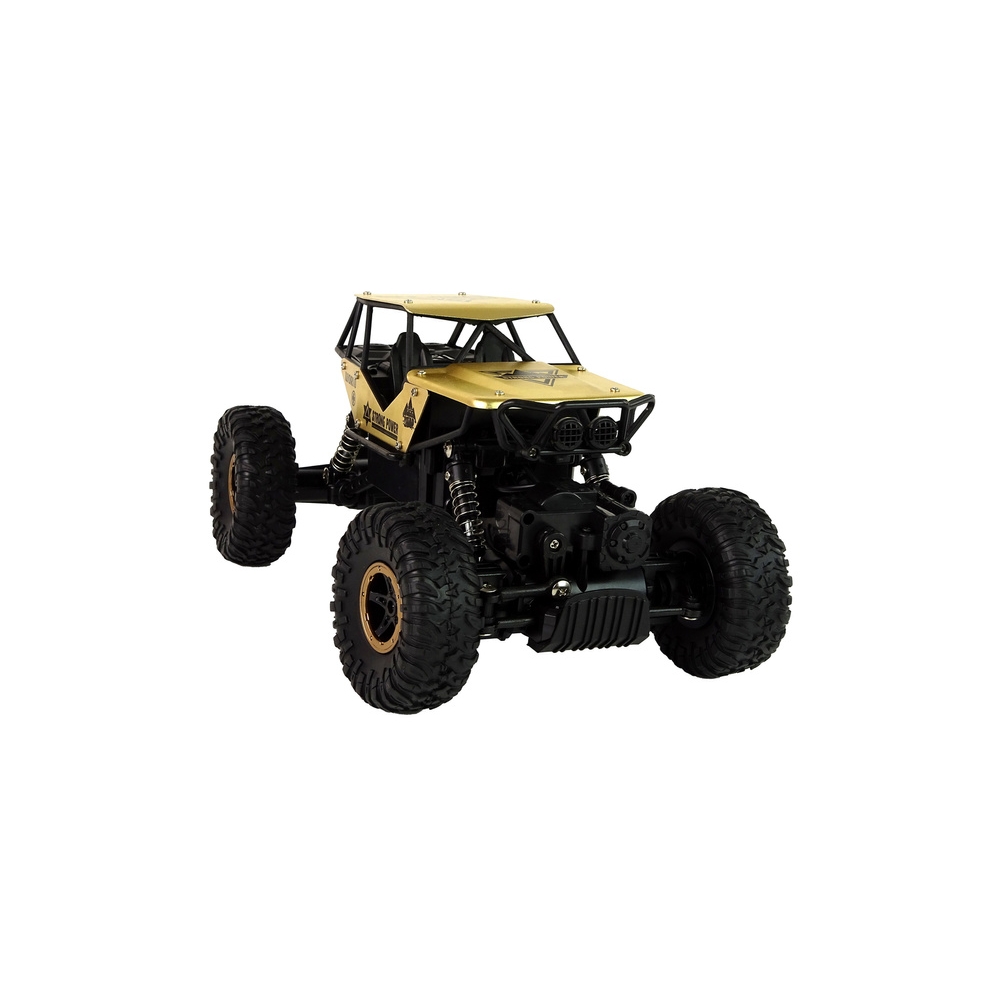 Nuotoliniu būdu valdomas RC automobilis 1:18 plastikinis, juodas/auksinis