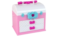 Beauty Kit in Suitcase Pink White