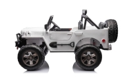 Elektromobilis JH-102 4x4, White-Elektromobiliai vaikams, Visureigiai-e-vaikas