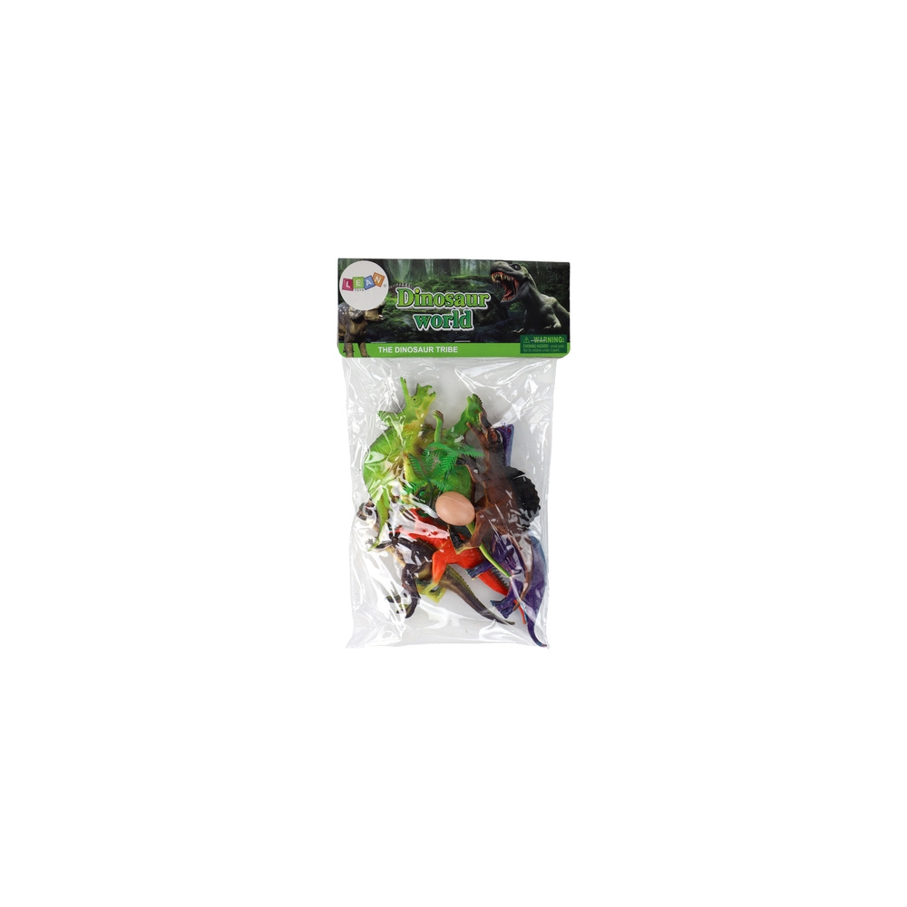 Set of 6 Dinosaur Figures and Accessories