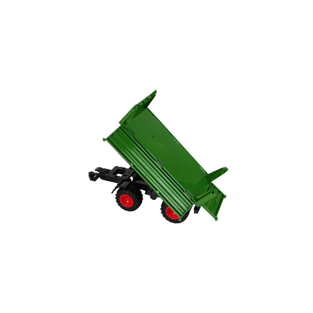 Nuotoliniu būdu valdomas traktorius su priekaba 1:24 Raudonai žalias-Žaislai, Auto ir transporto žaislai, Traktoriai-e-vaikas