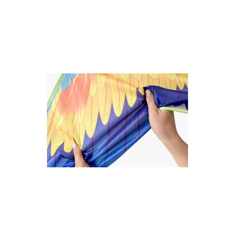 Didelis aitvaras paukštis Ilga uodega juostos Spalvotos papūgos 250cm x 140cm