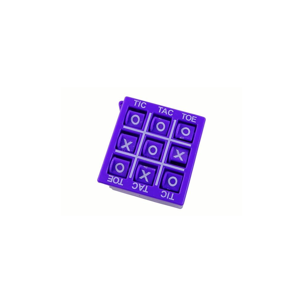 "Tic Tac Toe" žaidimas 4,5 cm violetinės spalvos