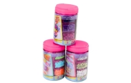 Set of beads in a jar for creating jewelry 3in1