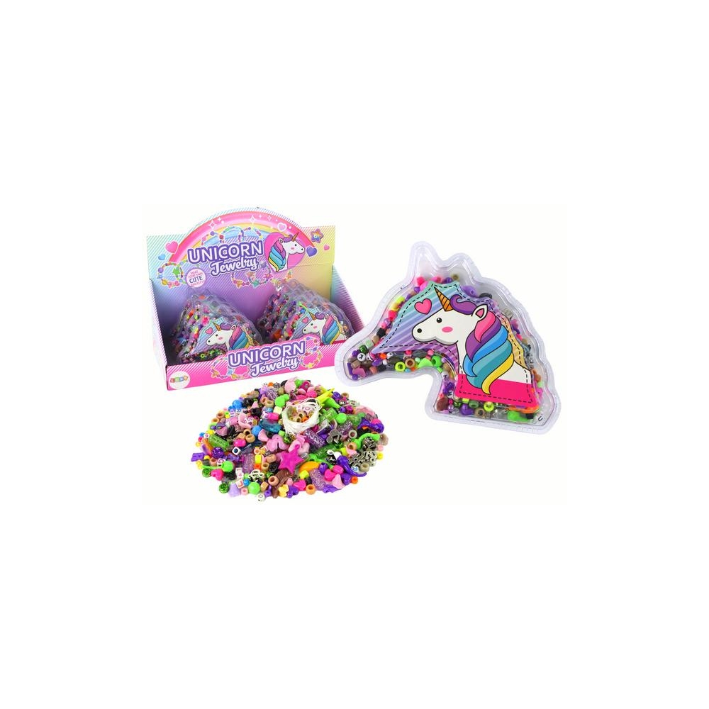 Bracelet Making Kit Beads Pendants Unicorn Jewelry