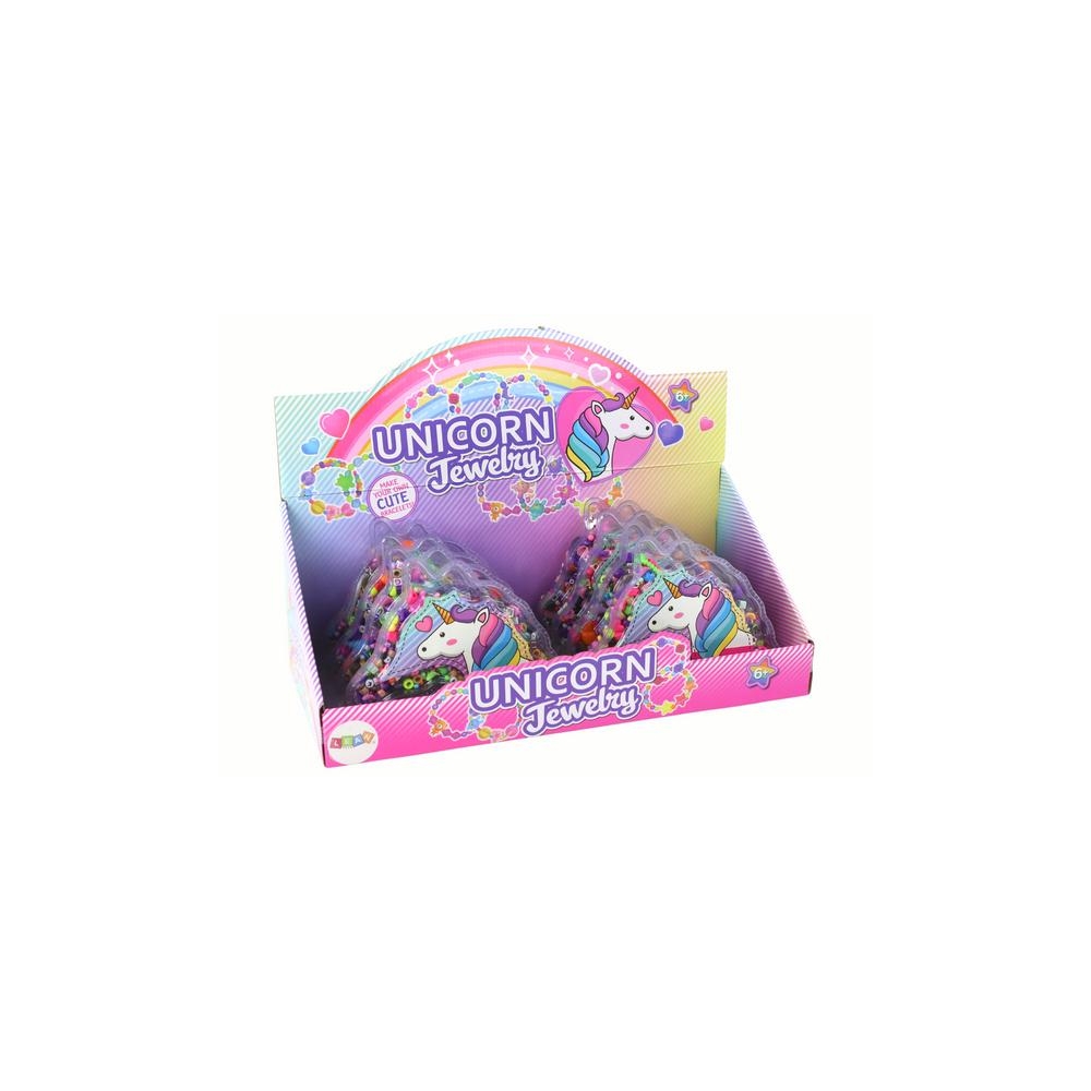 Bracelet Making Kit Beads Pendants Unicorn Jewelry