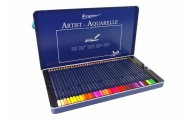 Set of 36 Watercolor Pencils Metal Container