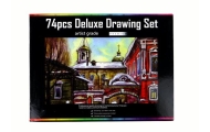 Drawing Set, Crayons in a Box, 74 pcs. XXL