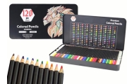 Zestaw Kredek Premium 120szt. Różne Odcienie Lista Kolorów