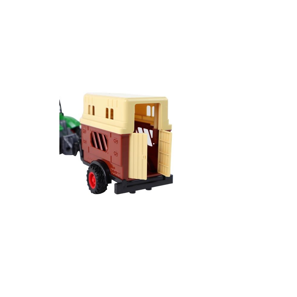 Nuotoliniu būdu valdomas traktorius RC Žemės ūkio traktorius su priekaba 1:24