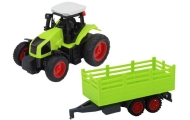 Remote Controlled RC Tractor With Trailer 1:16 Green