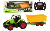 Traktor Z Przyczepą Zdalnie Sterowany RC 1:16 Pilot Zielony