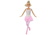 Vaikiška lėlė Anlily Balerina Dancer Statuette Bun Pink Dress