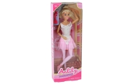 Vaikiška lėlė Anlily Balerina Dancer Statuette Bun Pink Dress
