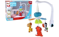 Crib mobile with sound, blue