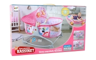 Daugiafunkcinė lova Rocker 2in1 Vaikiškas kilimėlis Sounds Vibrations Pink-Miegui, Gultukai ir sūpynės-e-vaikas