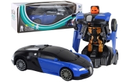 Bugatti 2-in-1 robotas automobilis Mėlynos šviesos efektai
