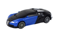 Bugatti 2-in-1 robotas automobilis Mėlynos šviesos efektai