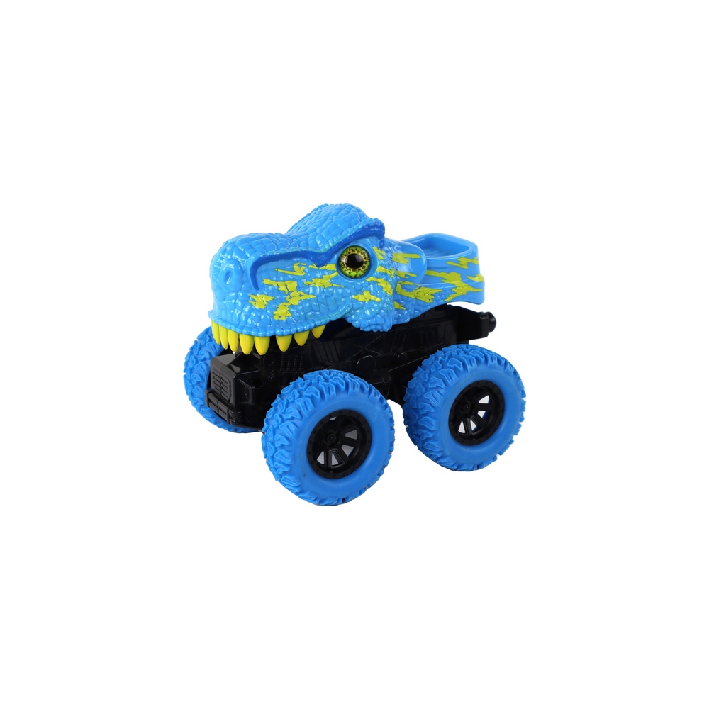 Visureigis Tyrannosaurus Rex Push Vehicle Guminiai ratai Mėlynas