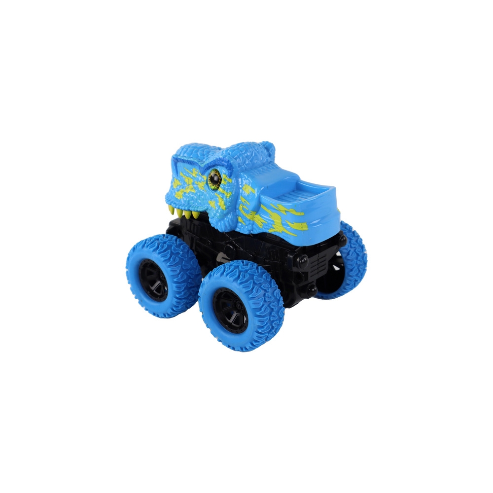 Visureigis Tyrannosaurus Rex Push Vehicle Guminiai ratai Mėlynas