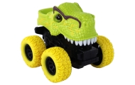 Visureigis Push Tyrannosaurus Rex guminiais ratais Žalias