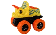 Visureigis "Push Triceratops" Guminiai ratai Geltonos spalvos