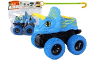 Visureigis Push Triceratops Guminiai ratai Mėlynas