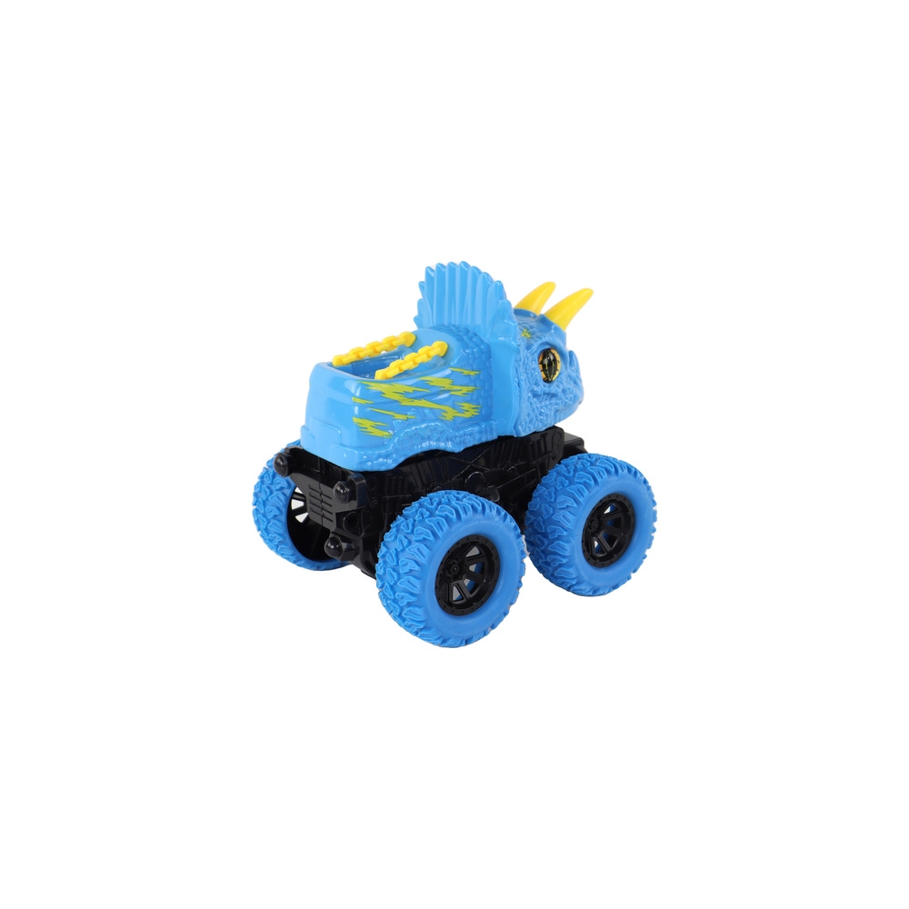 Visureigis Push Triceratops Guminiai ratai Mėlynas