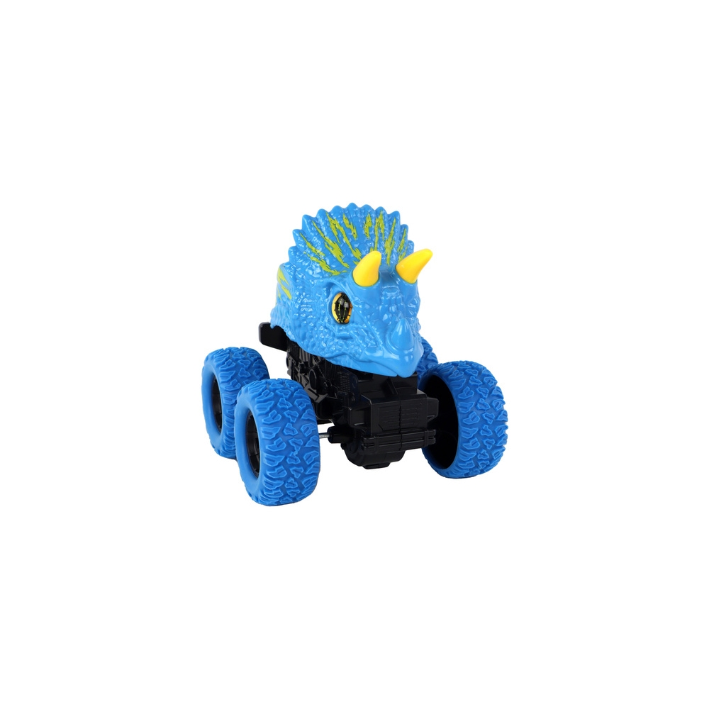 Visureigis Push Triceratops Guminiai ratai Mėlynas