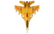 Airplane Model With Friction Drive, Gray, Black or Yellow