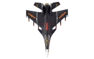 Airplane Model With Friction Drive, Gray, Black or Yellow