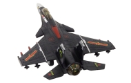 Airplane Model With Friction Drive, Gray, Black or Yellow