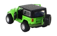 Off-Road Car Battery Powered Friction Drive Metal Green 1:32
