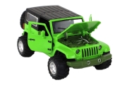 Off-Road Car Battery Powered Friction Drive Metal Green 1:32