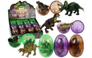 Dinosaur Figurine Egg 3 Colors 9 cm