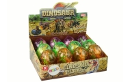 Didelis dinozaurų kiaušinis 2 dinozaurų kiaušinių figūrėlės 9 cm