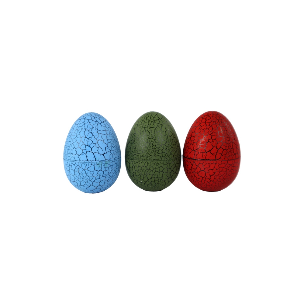 Dinozauro kiaušinio figūrėlė 3 spalvos 9cm