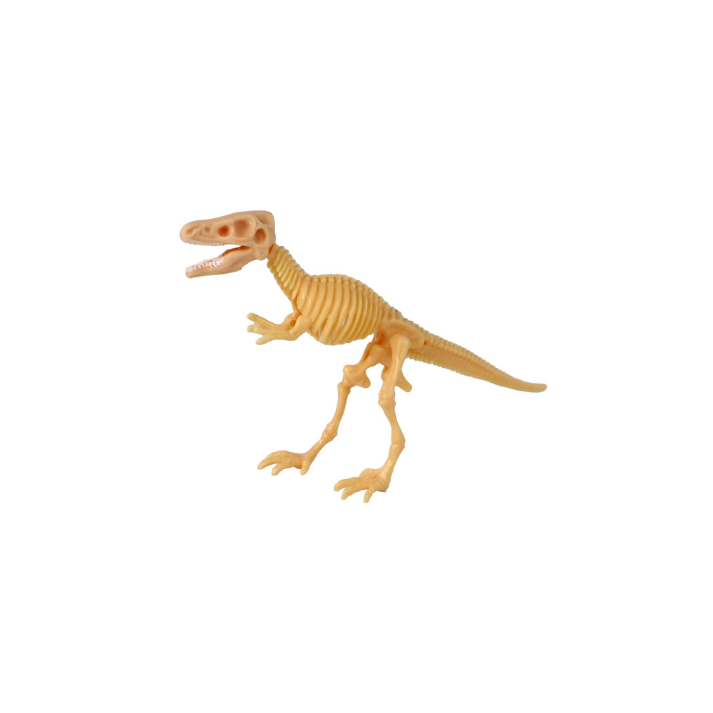 Atverčiama dinozauro kiaušinio figūrėlė Geltona 4 spalvos 9 cm