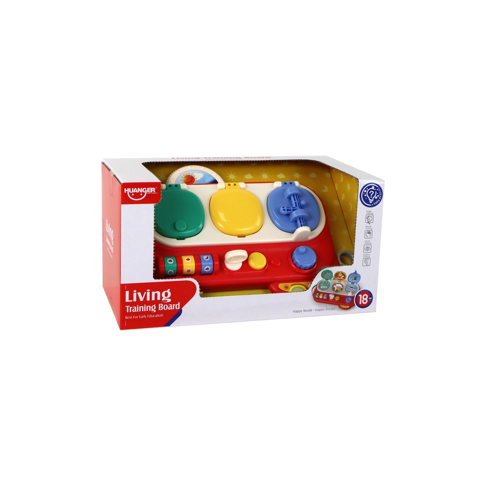 Edukacinė lenta mažiesiems tyrinėtojams "Creative Sensory Red-Žaislai, Kūdikiams, Žaislai mažyliams (iki 4 m.