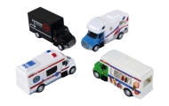 4 automobilių su frakcine pavara rinkinys 1:87 A