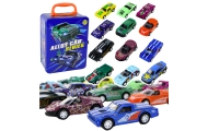 Friction Drive Vehicle Set 12 ELE Metal 1:64