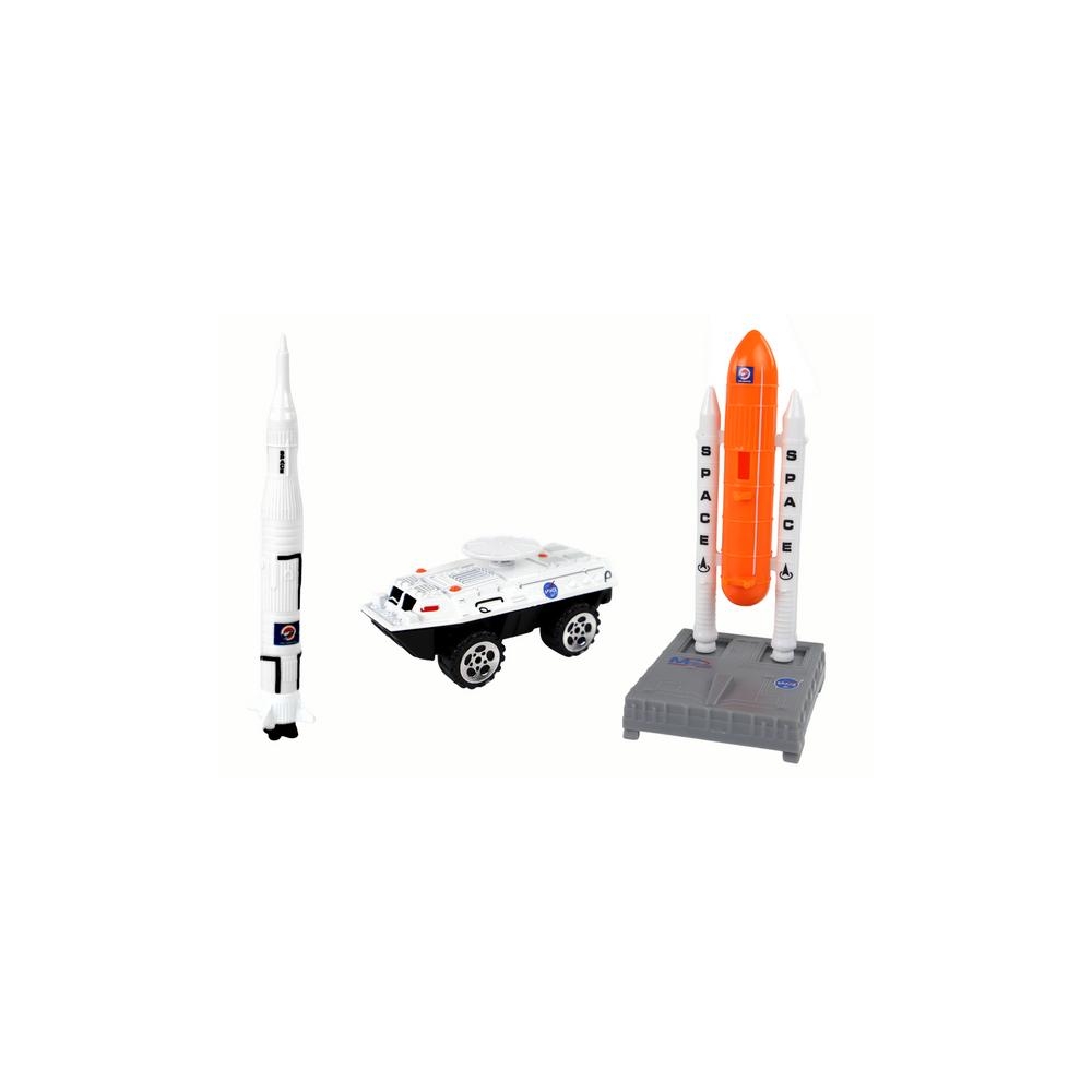 Space Truck raketos figūrėlių rinkinys 15 El.