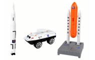Set of Figures Space Truck Rocket 15 El.