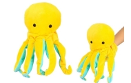 Pliušinis talismanas aštuonkojis geltonos spalvos lėlė 25 cm