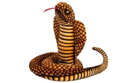 Pliušinė gyvatė King Cobra 100 cm, ruda