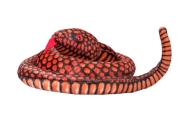 Plush Snake Mascot Red 100 cm